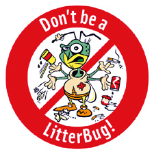 Don't Be A Litterbug!