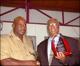 Joseph Liburd With Premier Parry