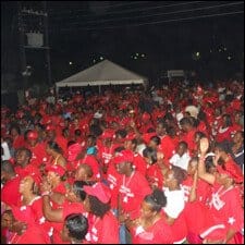 Labour Party Supporters In St. Paul's