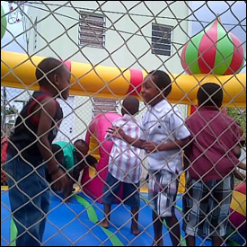 Children Enjoying Christmas Party