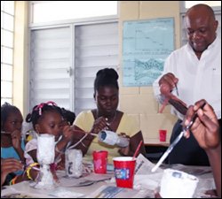 Minister Daniel With Youths At Camp Refesh