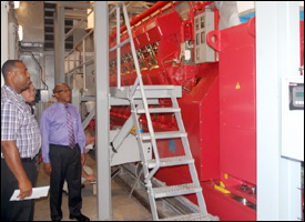 Minister Martin Views New Holeby Generators