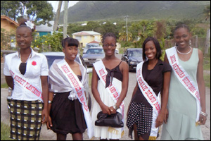 Miss Teen Hospitality Nevis Contestants 2011