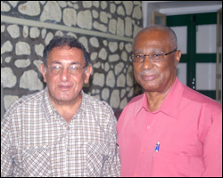 Mr. Namdar and Premier Parry