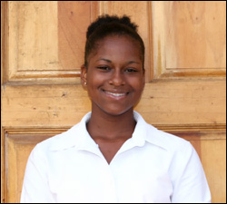 Winner of 2010 OECS Essay Competition Khalin Nisbett.