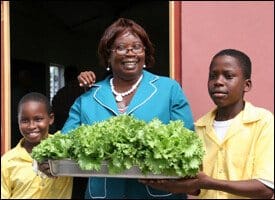 Ms. Earlene Maynard and Students