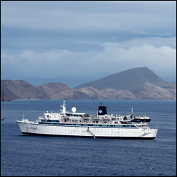 MV Freewinds off St. Kitts