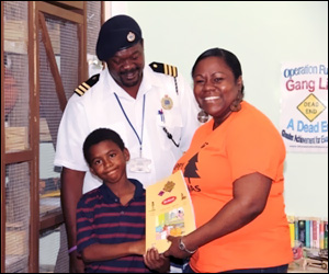 Happy Child With Donated Book