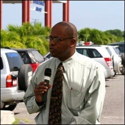 Nevis' Chief Financial Secretary - Laurie Lawrence