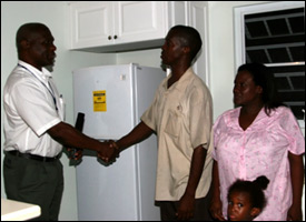 Nevis Family Receives New Home