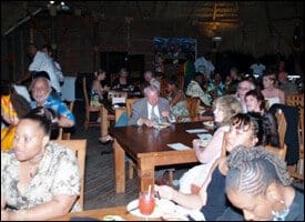 Audience At Nevis' Film Festival