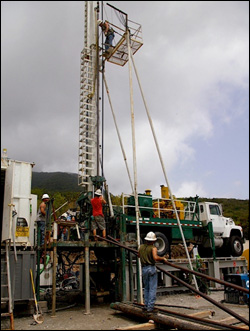 Nevis Geothermal Drill Site - Circa 2010