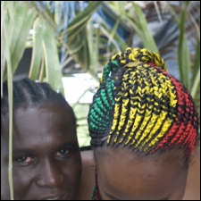 The Colors of The Flag Hairstyle