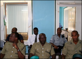 Nevis Island Police Officers