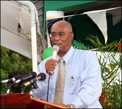 Nevis Island's Premier - Joseph Parry
