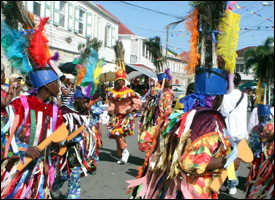 Nevis Masquerade Dancers