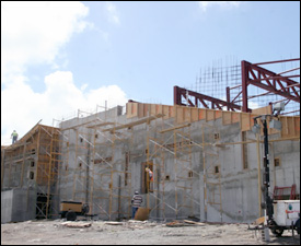 Nevis' Performing Arts Centre Under Construction
