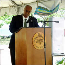 Nevis Premier Speaking At Career Fair - 2008