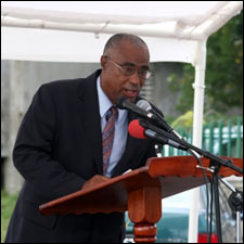 Nevis Premier Speaks At Waterfront