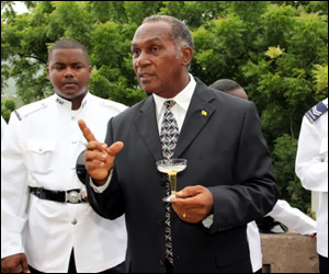 Nevis Premier Toasts Police Force Nevis Premier Toasts Police Force