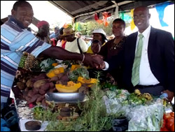 Nevis' Premier Parry With Vendors