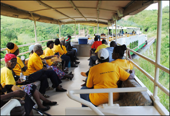 Nevis Senior Citizens on The St. Kitts Scenic Railway