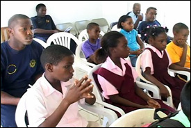 Nevis Students At Fire Safety Workshop