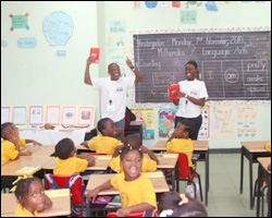 Students at The Elizabeth Pemberton Primary School