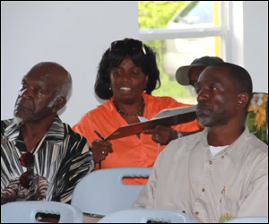 Nevis Taxi Drivers At Meeting