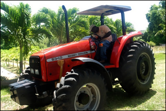 Massey-Ferguson Tractor Donated By Taiwan