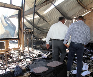 Nevis Treasury Fire Aftermath