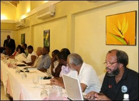 Nevis Water Conservation Workshop Participants