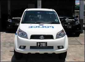 Nevis Police Car