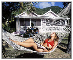 Hammock at The Oualie Beach Resort Hotel