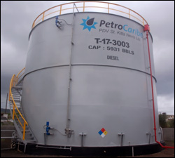 New Diesel Oil Storage Tank at Needsmust Power Plant