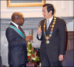 PM Douglas and President Ma Ying-Jeou