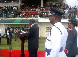 PM Douglas Delivering Silver Jubilee Speech