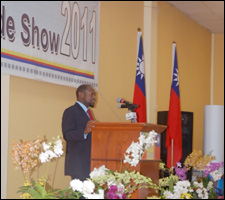 PM Douglas Addressing Taiwan Trade Expo