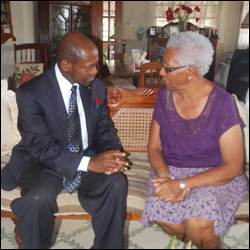 PM Douglas With Sheila Daniel