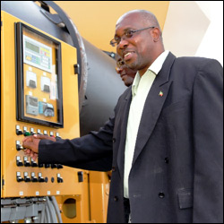 Nevis' New Asphalt Plant Fires Up