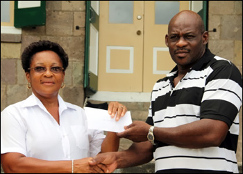 Nevis Renal Society Donates Check Nevis Renal Society Donates Check