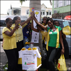 Rural Tourism Participants Sell Lemonade