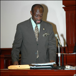 St. Kitts - Nevis Education Minister - Sam Condor