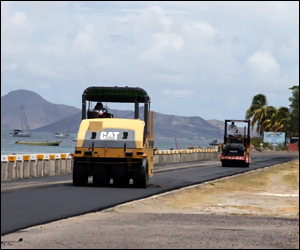 Samuel Hunkins Drive Being Resurfaced Samuel Hunkins Drive Being Resurfaced
