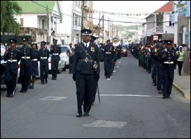 Funeral Procession For Sargeant Francis