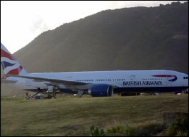 British Airways London - St. Kitts Flight