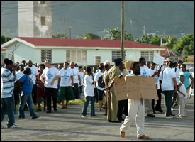 St. Kitts - Nevis Anti-Crime Rally