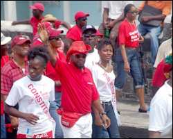 Marchers In The 2011 Labour Day Parade