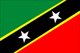 The St. Kitts - Nevis National Flag