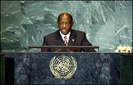 PM Douglas Addresses 63rd UN Session